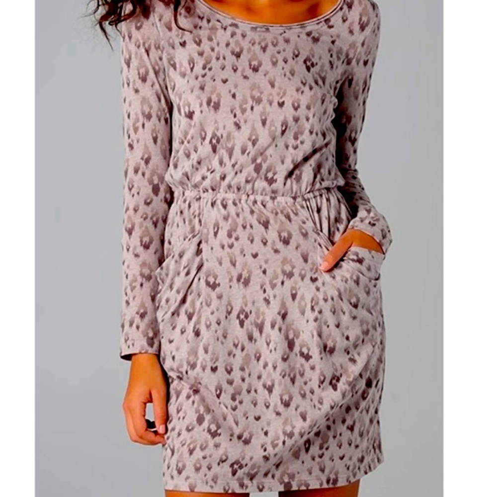 Rebecca Taylor Cheetah Print Cozy Dress
